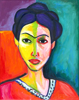 Frida Kahlo Meets Matisse  2005 Cate Rangel