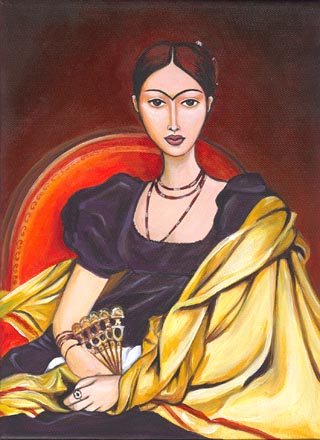 Frida Kahlo Meets Ingres  2005 Cate Rangel